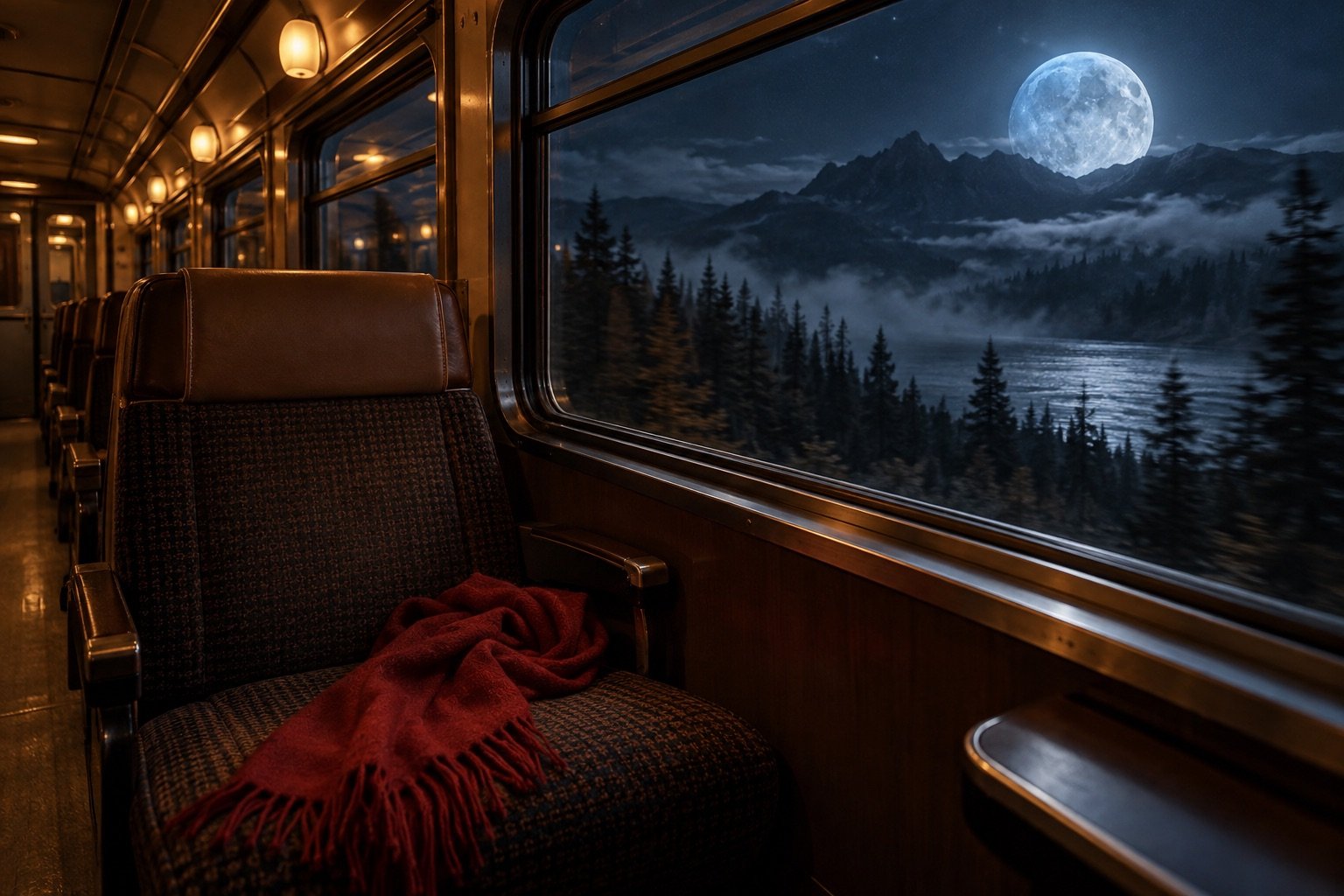Viddle’s cinematic night train artwork